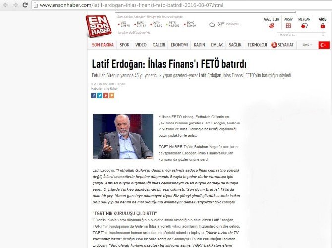 İhlas Finans’ın FETÖ tarafından batırıldığının ortaya çıkması geniş yankı uyandırdı