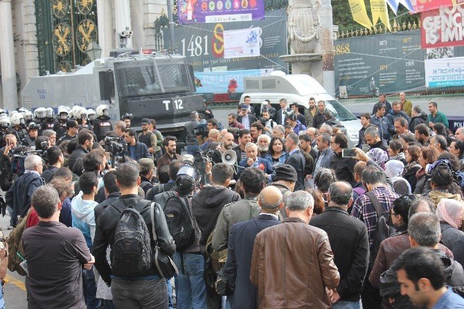 HDP İstanbul İl Örgütü’nden Gültan Kışanak’ın gözaltına alınmasına protesto