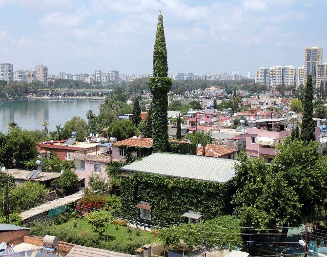 Adana’daki Yeşil Cami, Çiçek Kokularıyla Cemaati Adeta Büyülüyor
