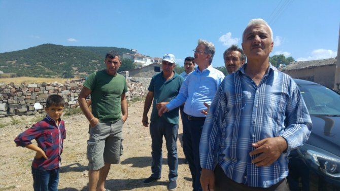 Enez'de orman yangını