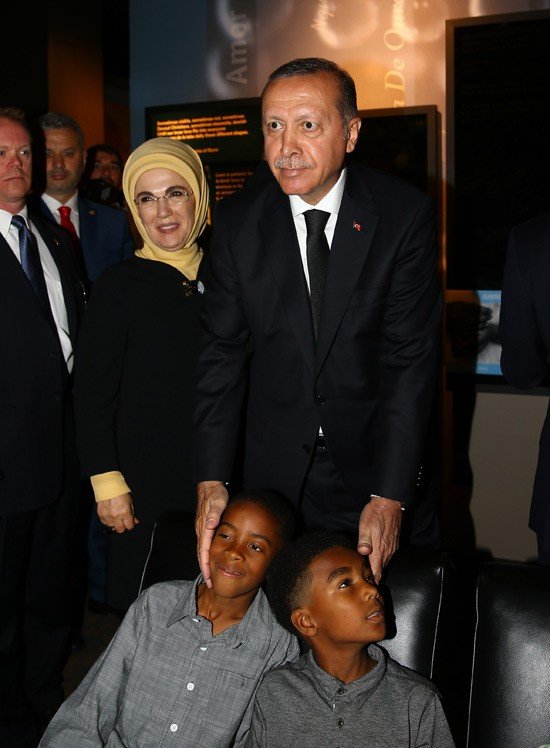 Erdoğan, Muhammed Ali Müzesi’ni ziyaret etti