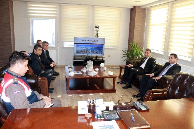Eskişehir Valisi Azmi Çelik, Eti Maden Kırka Bor İşletmesini ziyaret etti