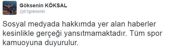 Göksenin Köksal, ihtarname çektiği iddialarını yalanladı