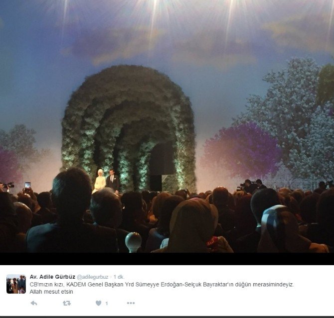 Sümeyye Erdoğan’ın Düğününden İlk Görüntüler