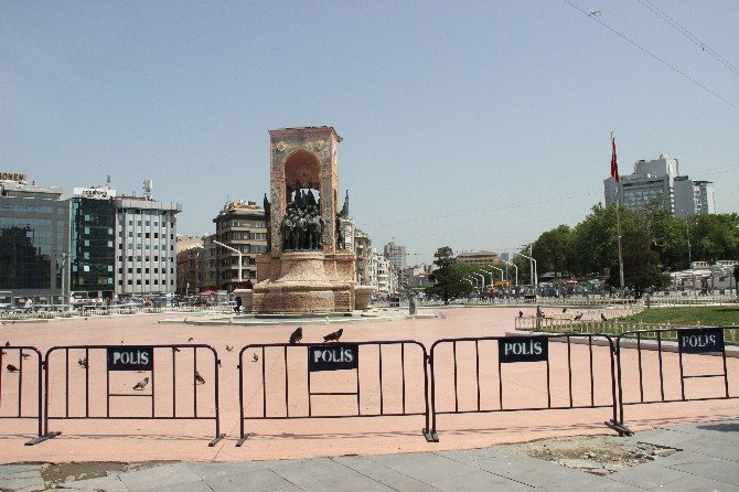 Taksim’de Yoğun Güvenlik Önlemi