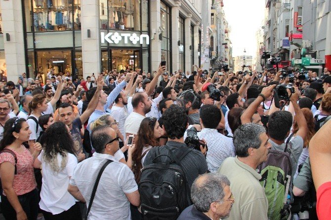 İstiklal Caddesi’nde Gezi Parkı Olaylarının 3. Yıl Dönümü Protestosu