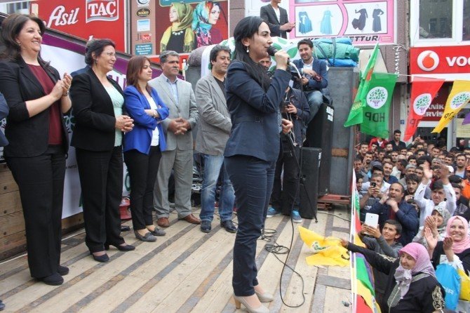 HDP Eş Genel Başkanı Figen Yüksekdağ Ağrı’da
