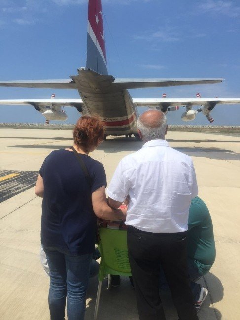 Helikopter kazasında ölenler için Ordu-Giresun Havalanı’nda tören düzenlendi