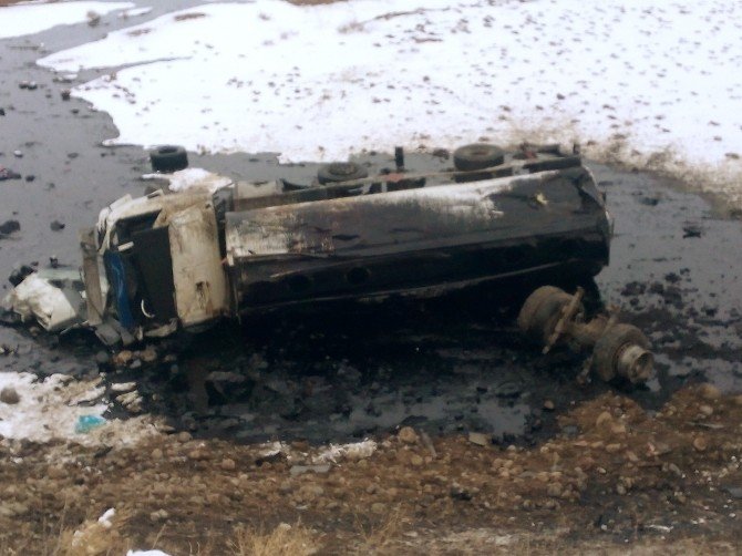 Iğdır’da tanker devrildi: 1 ölü 2 yaralı