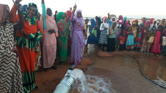 Sudan’da İhlas Vakfı ile gelen su sevinci