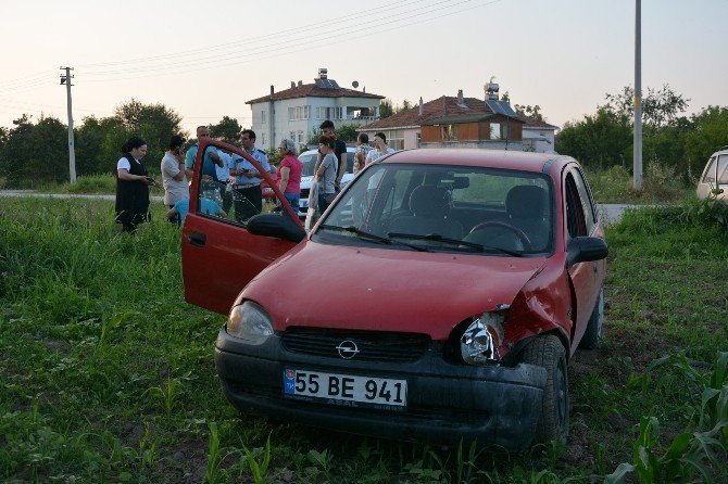 Bafra’da Kaza: 1 Yaralı