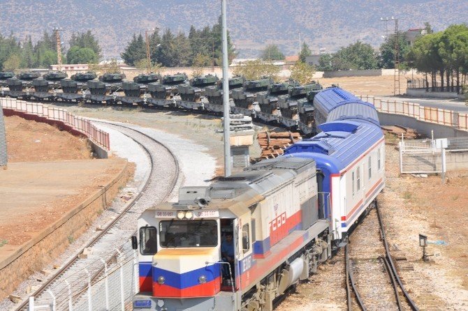 İstanbul 2. Zırhlı Tugay Komutalığı’ndaki tanklar İslahiye’ye taşınıyor