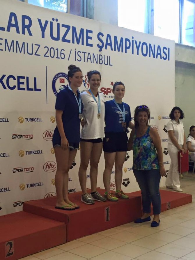 Türkiye Yıldızlar Yüzme Şampiyonası'nda 27 yıllık Türkiye rekoru kırıldı