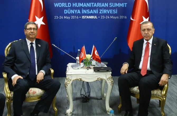 Cumhurbaşkanı Erdoğan, Tunus Başbakanı'na kabul etti