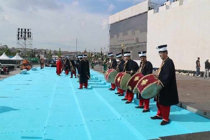 Yenikapı’daki Fetih Töreni İçin Son Provalar Yapıldı
