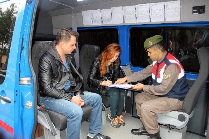 Jandarma Mobil Karakolu Hizmete Girdi