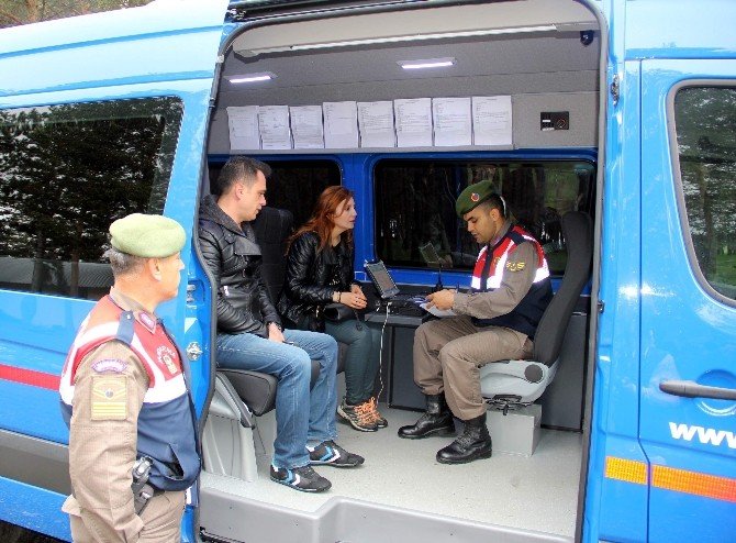 Jandarma Mobil Karakolu Hizmete Girdi