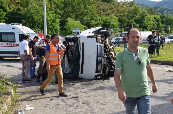 Giresun’un Görele ilçesindeki trafik kazasında yaralı sayısı 24’e yükseldi