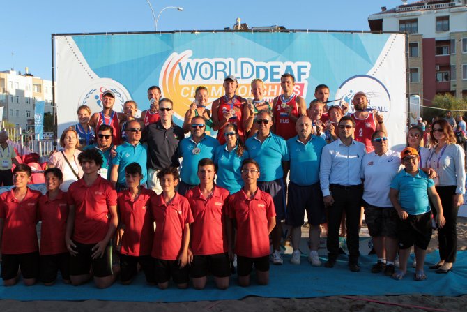Samsun'da İşitme Engelliler Dünya Şampiyonaları sona erdi
