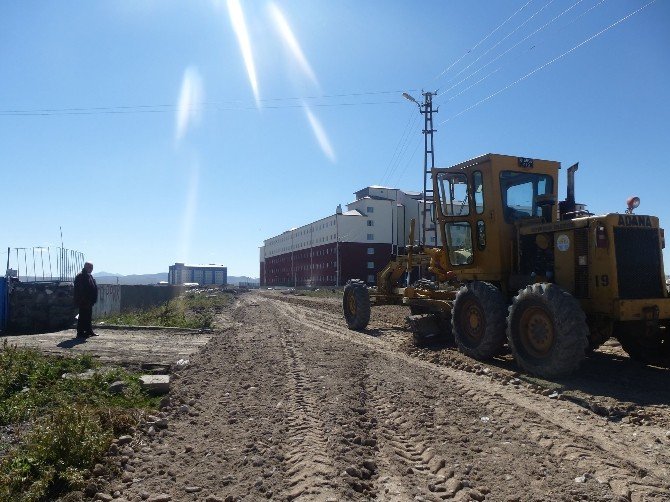 Kars Belediyesi asfalt çalışmlarını sürdürüyor