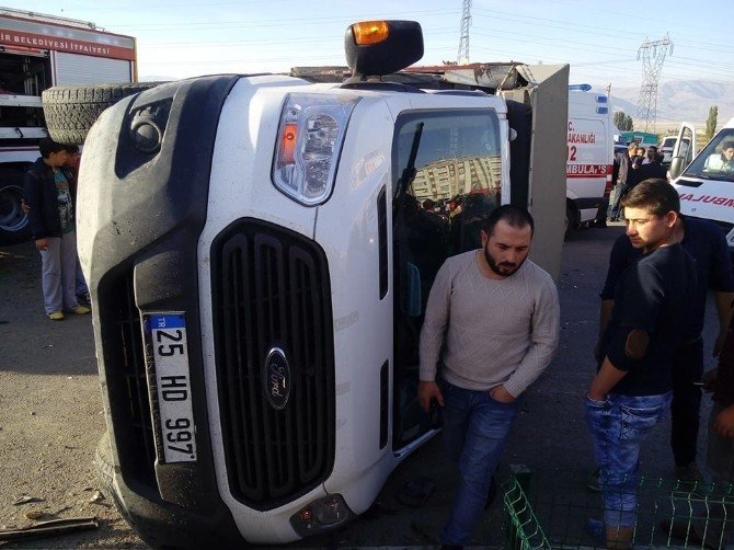 Erzurum’da trafik kazası: 4 yaralı