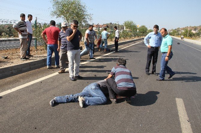 Fethiye’de kaza sonarsı halk yolu trafiğe kapattı