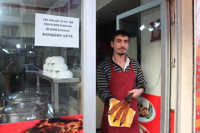 Dolara karşı kebap kampanya