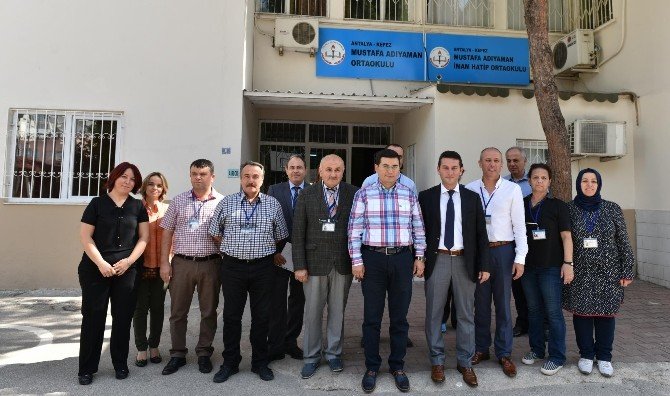 Tütüncü’den Mustafa Adıyaman Ortaokulu’na ziyaret