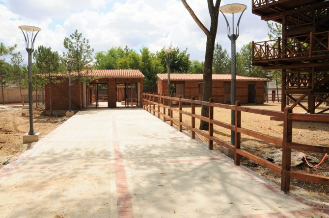 Kırşehir'de piknik alanı ve evcil hayvan parkında sona yaklaşıldı