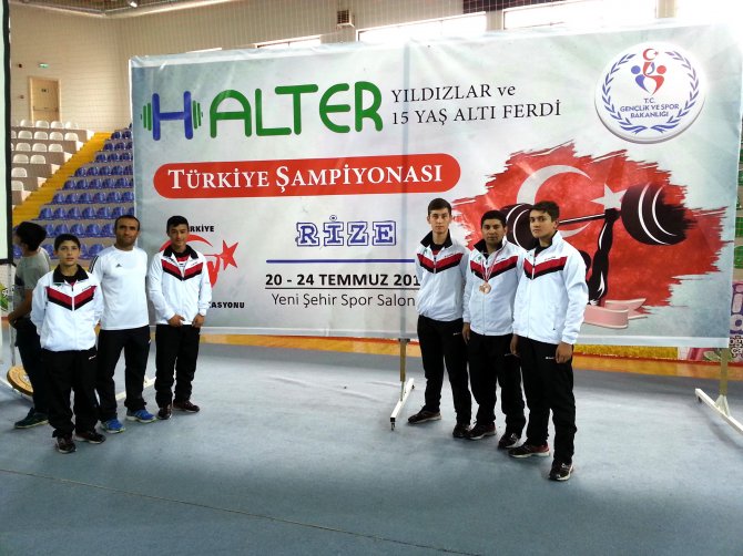 Mamaklı milli halterci Türkiye Şampiyonası'nda 3'ncü oldu