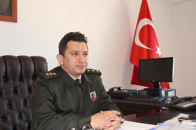 Manavgat ilçe Jandarma komutanı göreve başladı