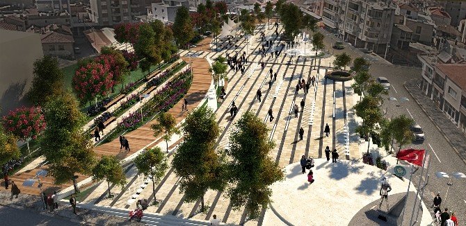 Büyükşehirden Sarıgöl’e Modern Kent Meydanı
