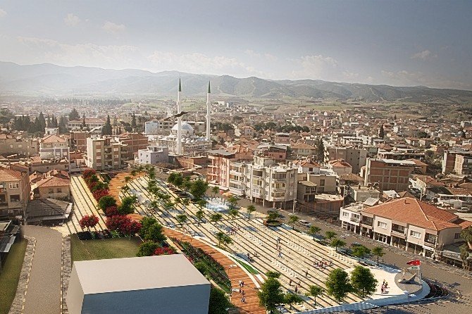 Büyükşehirden Sarıgöl’e Modern Kent Meydanı
