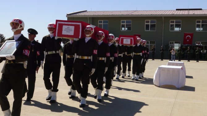 Cevizlik Jandarma Karakolu şehitleri memleketlerine uğurlandı
