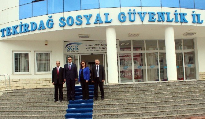 SGK Tekirdağ İl Müdürü Alan, Basın Mensuplarıyla Bir Araya Geldi