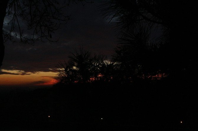 Niğde’de hayranlık uyandıran gün batımı