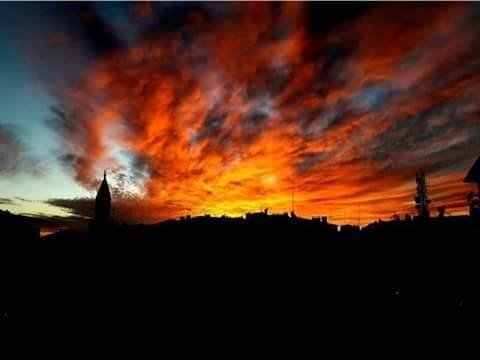Niğde’de hayranlık uyandıran gün batımı