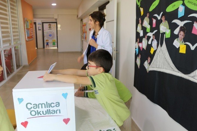 Özel Malatya Çamlıca Okullarında seçim heyecanı