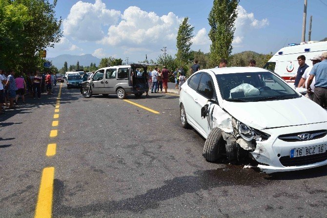 Ortaca’da trafik kazası; 1 yaralı