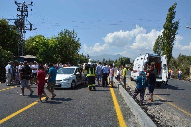 Ortaca’da trafik kazası; 1 yaralı