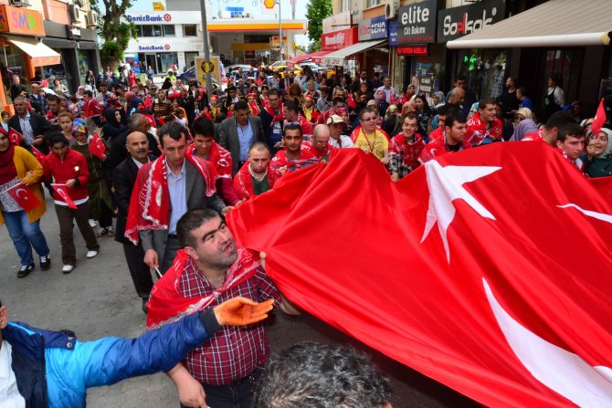 Engelliler için asker uğurlama töreni