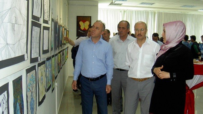 Ahmet Mehmet Genç Orta Okulu Resim Sergisi Açıldı