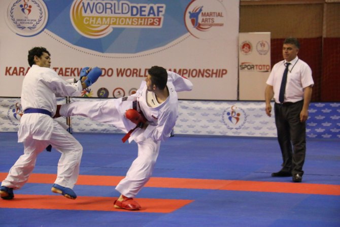 İşitme Engelliler Karate Dünya Şampiyonası'na Türk sporcular damga vurdu