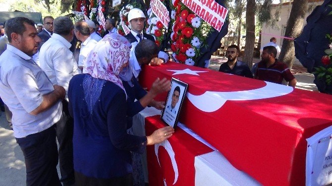 Şehit Polis Memuru Sinan Akdemir göz yaşlarıyla toprağa verildi