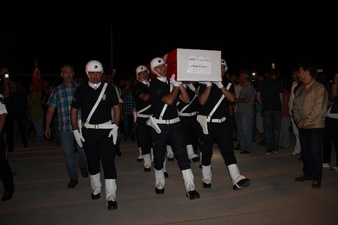 Cizre şehidinin cenazesi Çanakkale’ye getirildi