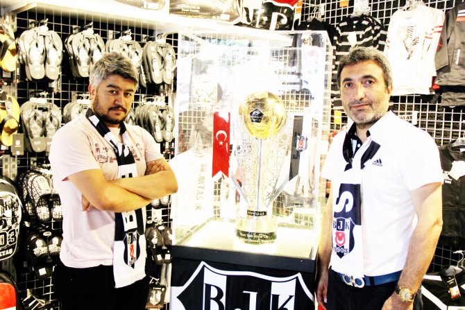 Beşiktaş'ın şampiyonluk kupası Kayseri Kartal Yuvası'nda
