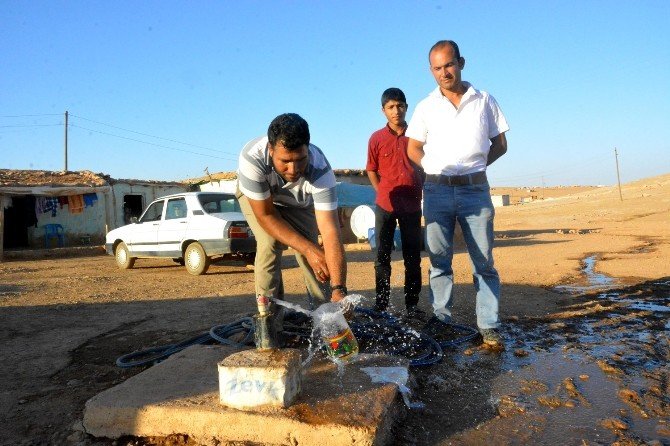 Ceylanpınar göçerleri içme suyuna kavuşuyor