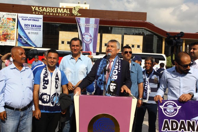 Süper Lig heyecanıyla 18 bin Adana Demirsporlu, Konya yolunda