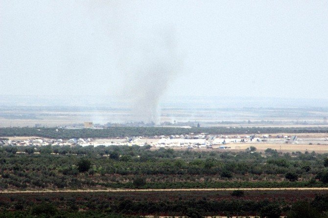 IŞİD Mevzileri Fırtına Obüs Topları Ve Tank Birlikleri Tarafından Vuruluyor