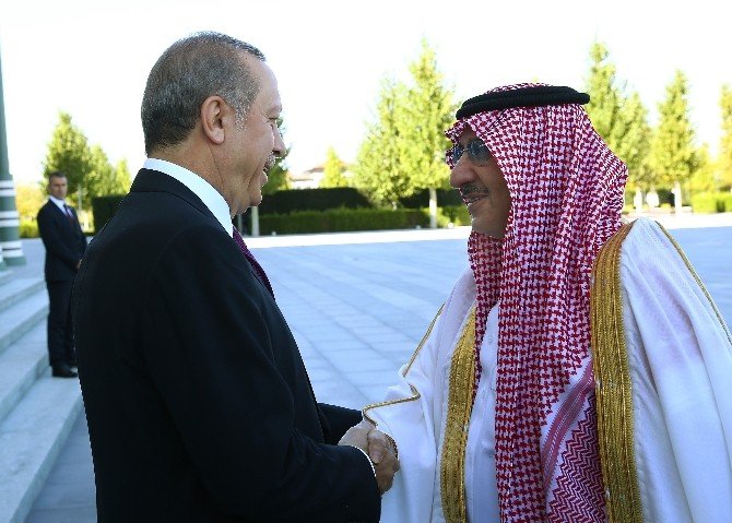 Suudi Arabistan Veliaht Prensi Cumhurbaşkanlığı Külliyesinde